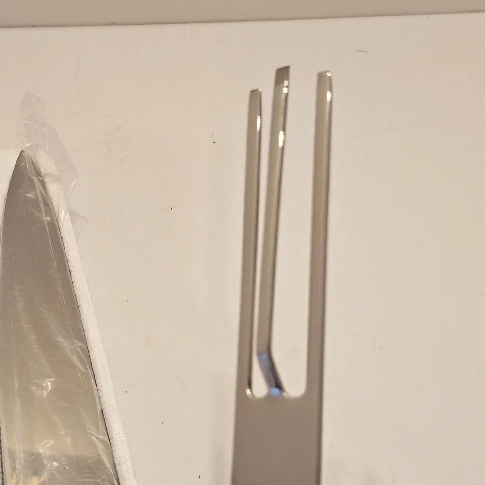 BodaNova vintage Stainless Steel Carving Set Japan MCM Minimalist Knife Fork Set
